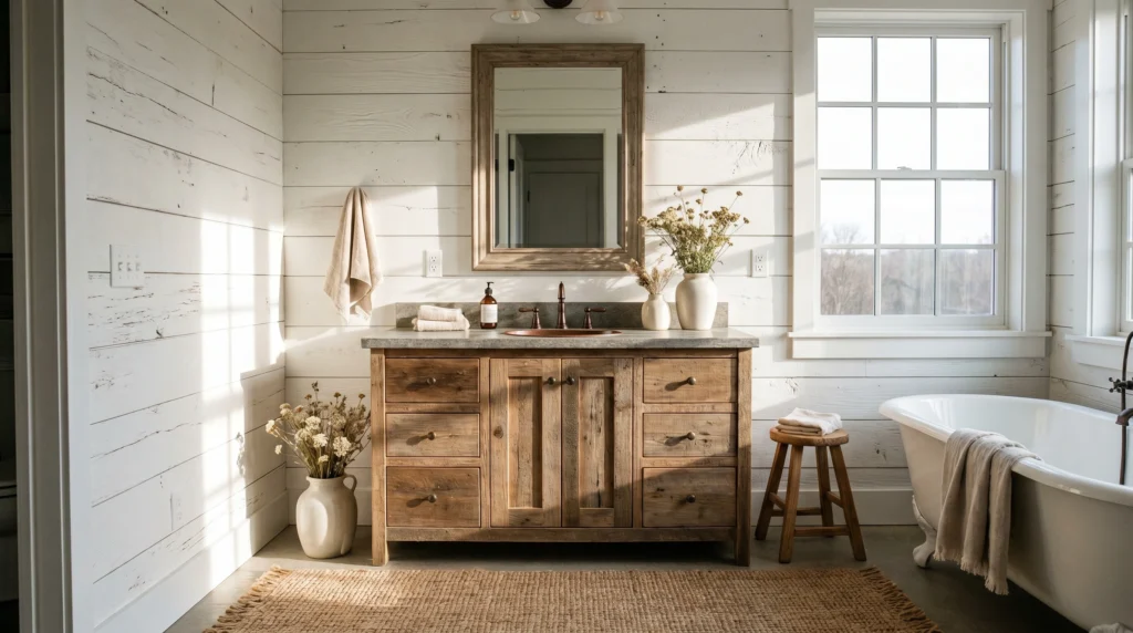 Subtle Shiplap Walls for Texture