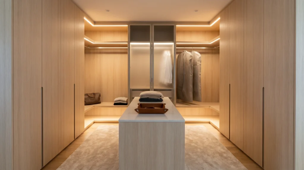 Hidden Storage for a Clean Finish