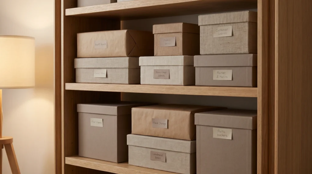 Repurposed Boxes for Hidden Storage