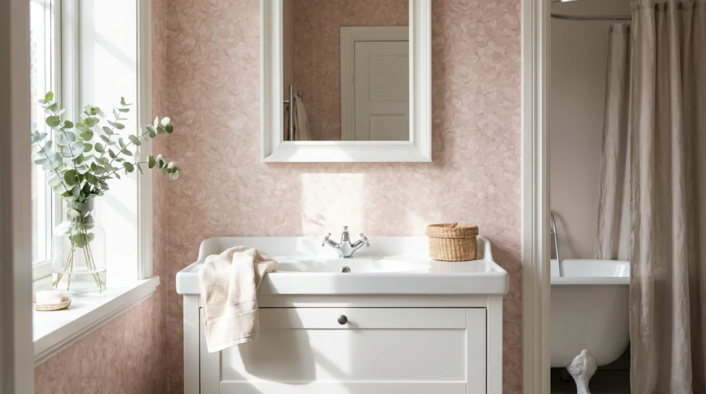  Pink Wallpaper with Subtle Patterns