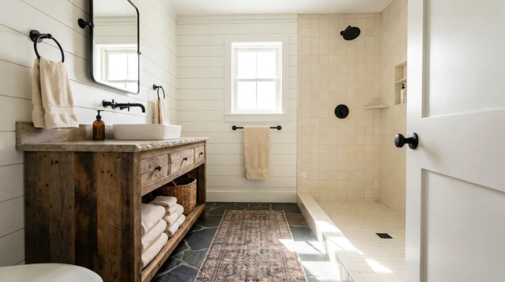 Black Fixtures for Contrast