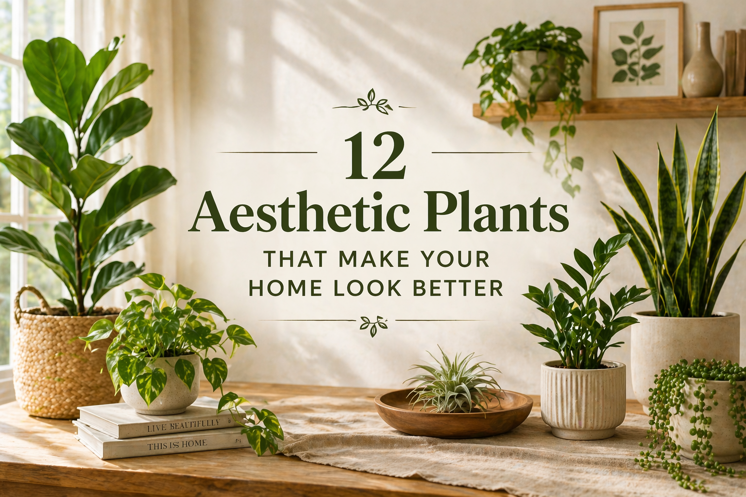 12 Aesthetic Plants That Make Your Home Look Better