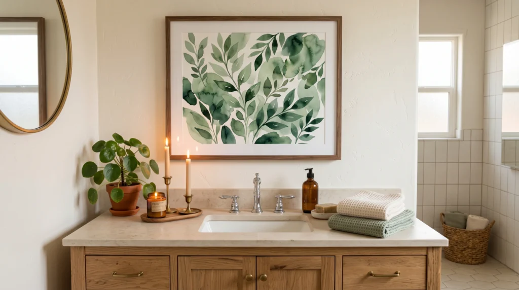 Green Wall Art for Easy Updates