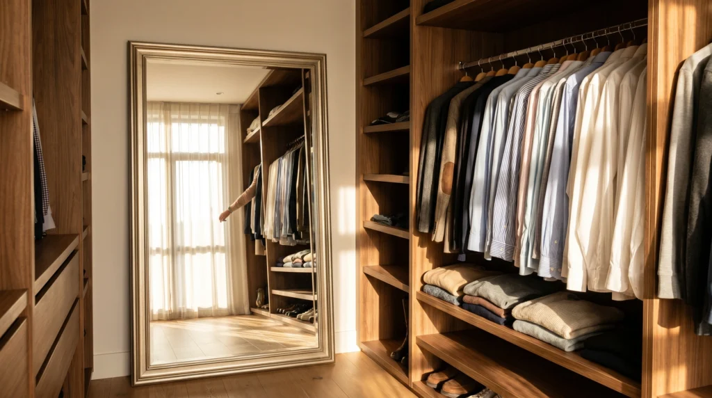 Mirror Placement for a Bigger Feel