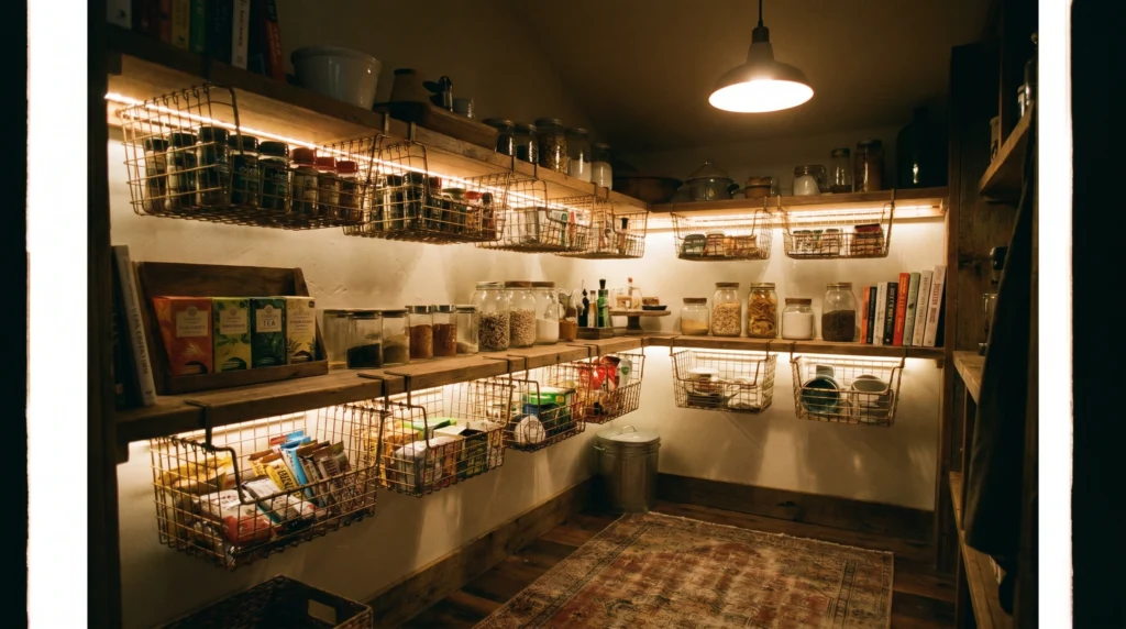 Under-Shelf Baskets for Extra Layers