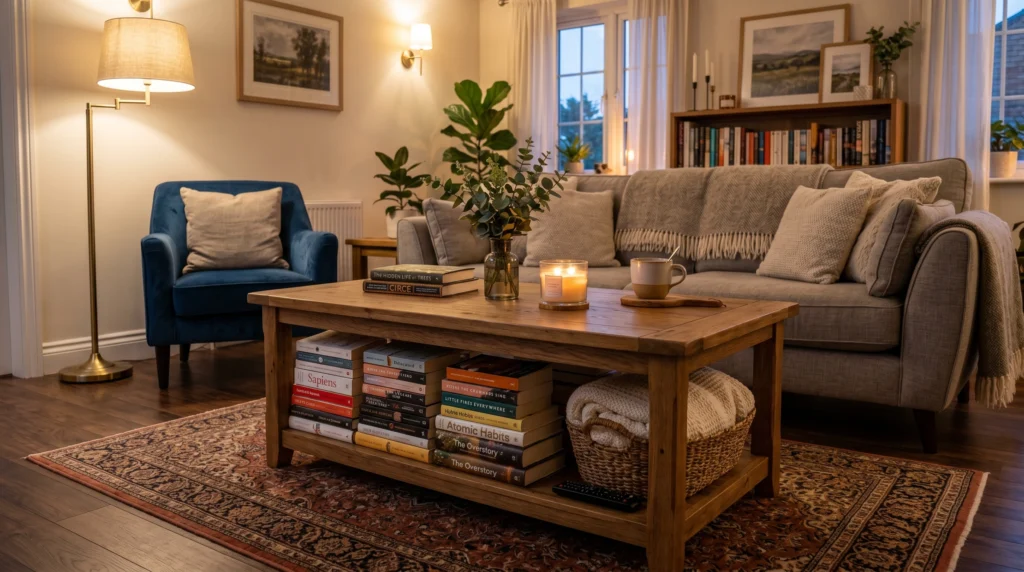 Multi-Level Coffee Tables for Storage