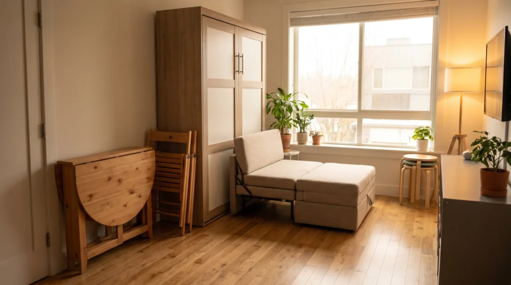 Foldable Furniture for Flexible Space