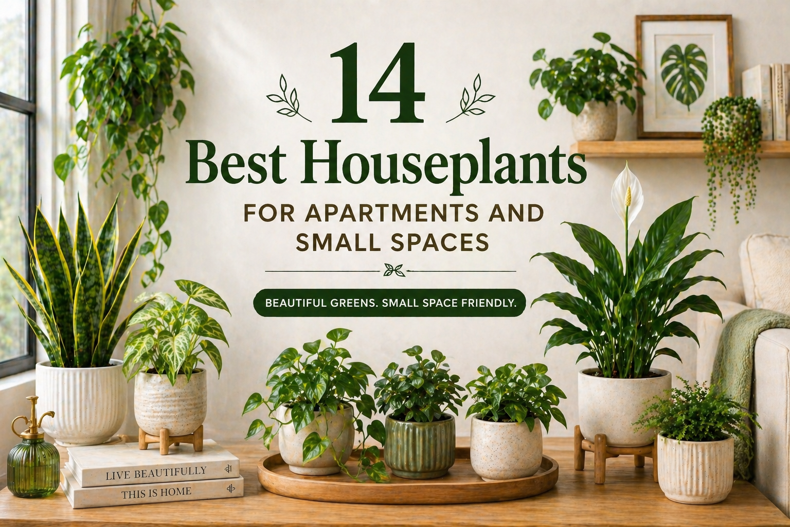 14 Best Houseplants for Apartments and Small Spaces