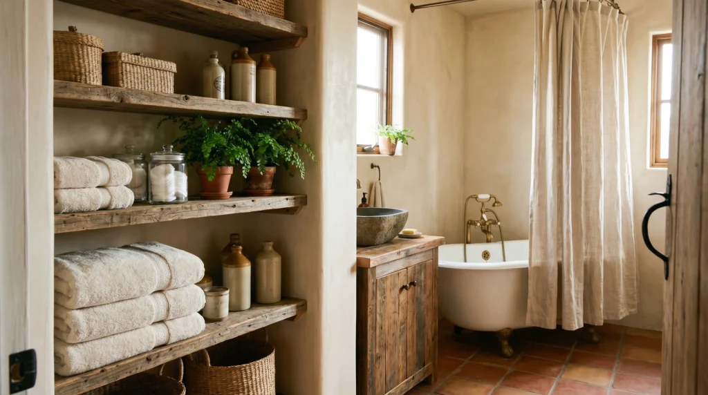 Open Shelving with Styled Decor