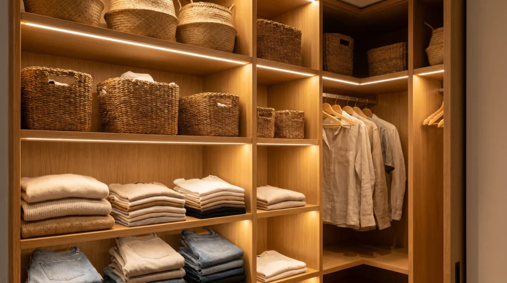 Textured Storage Baskets for Warmth