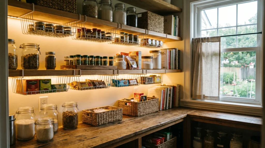 Under-Shelf Baskets for Extra Layers