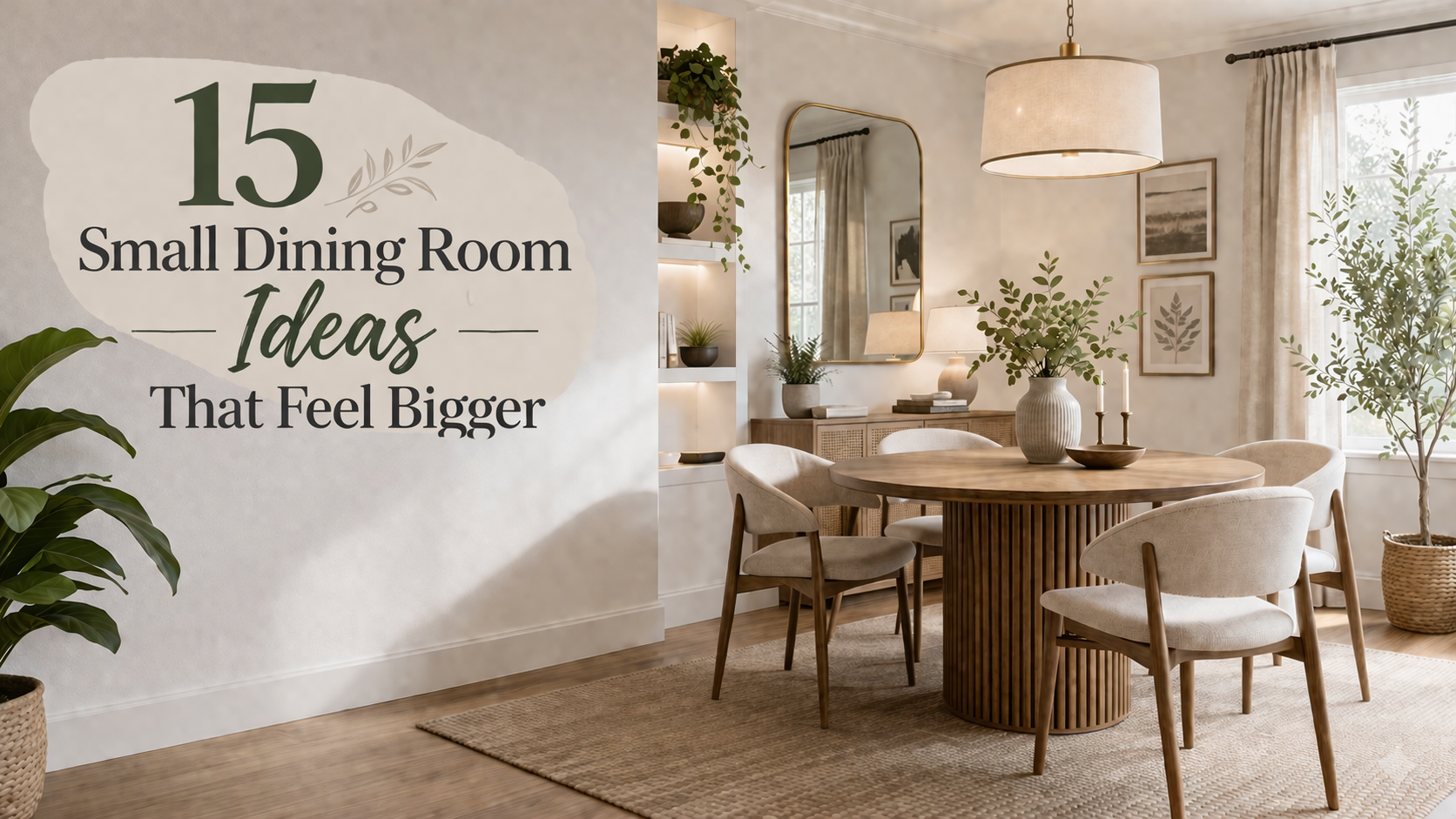 15 Small Dining Room Ideas That Feel Bigger