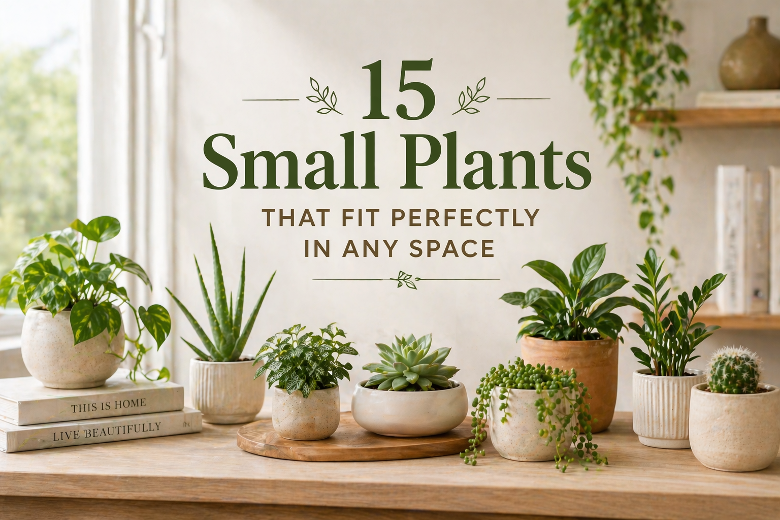 15 Small Plants That Fit Perfectly in Any Space