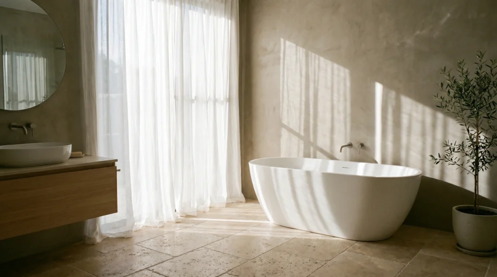 Soft Curtains for Natural Light