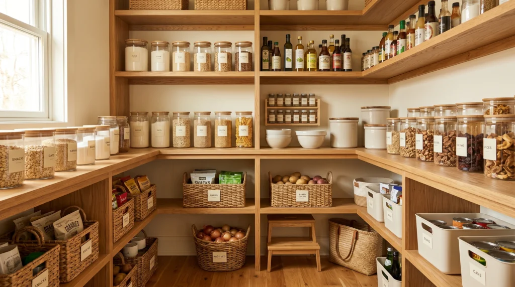 Light Wood Elements for Natural Warmth