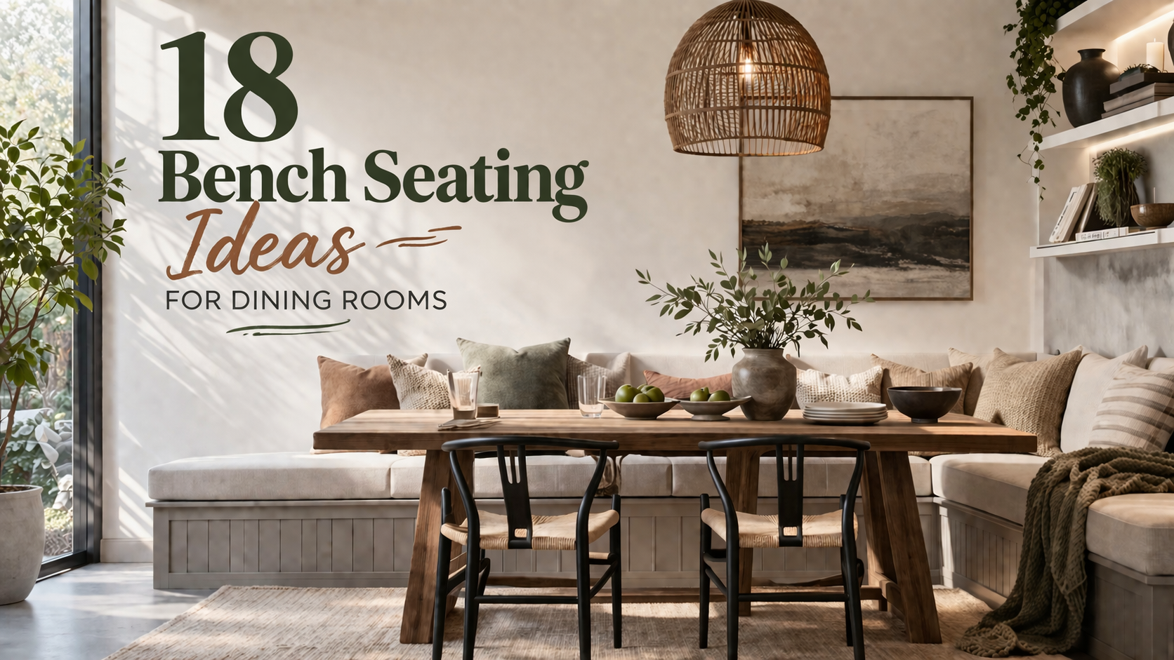 18 Bench Seating Ideas for Dining Rooms