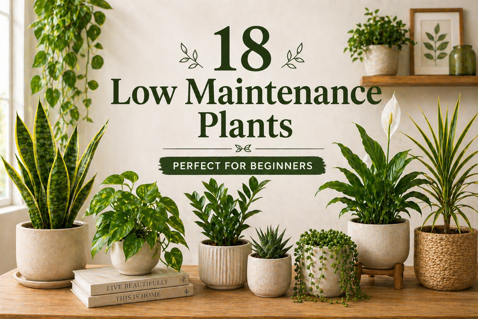18 Low Maintenance Plants Perfect for Beginners