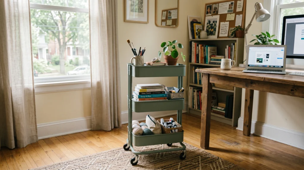 Rolling Carts for Flexible Organization