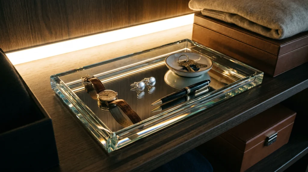 Glass Trays for Small Accessories