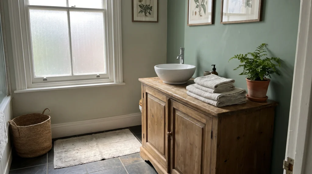 Soft Sage Green Accent Wall for Calm Vibes