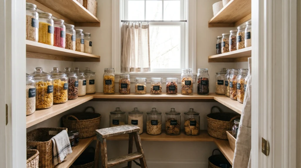 Clear Containers That Open Up the Space