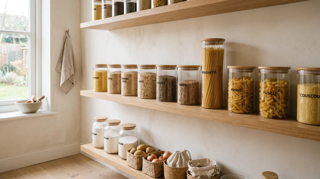 Clear Containers for a Clean Foundation