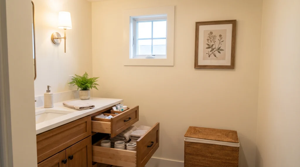 Organized Vanity Drawers