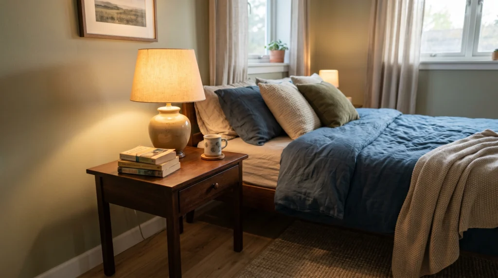 Bedside Storage for Small Spaces