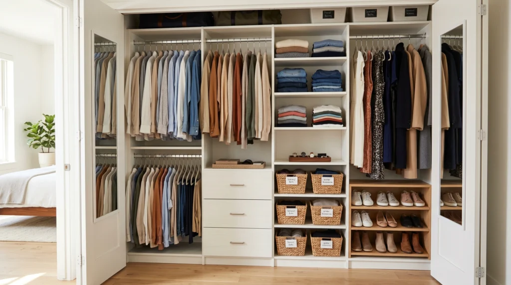 Closet Organizers for Better Flow