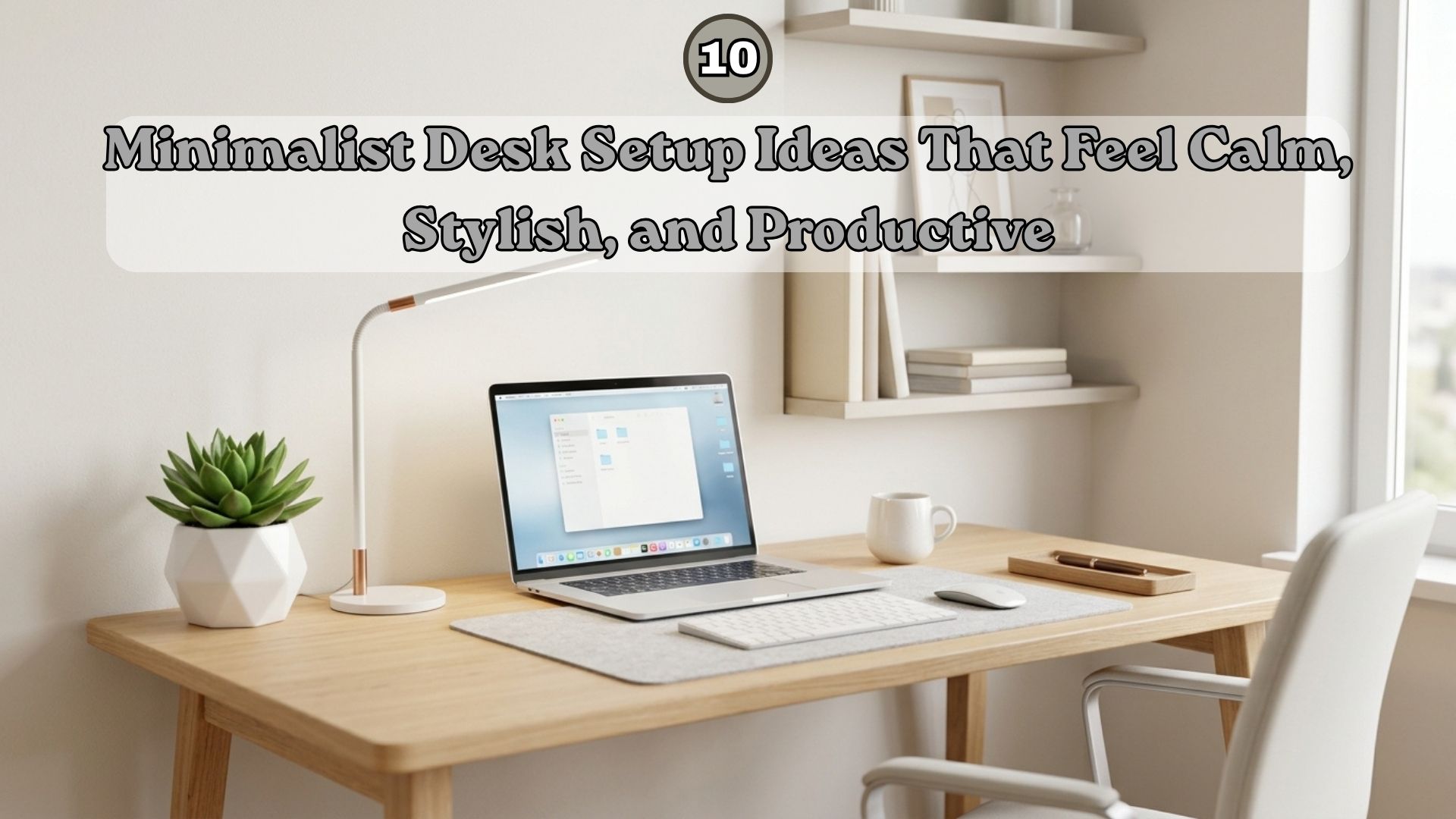 10 Minimalist Desk Setup Ideas That Feel Calm, Stylish, and Productive