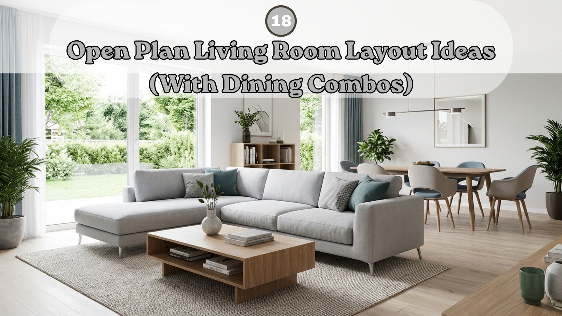 18 Open Plan Living Room Layout Ideas (With Dining Combos)