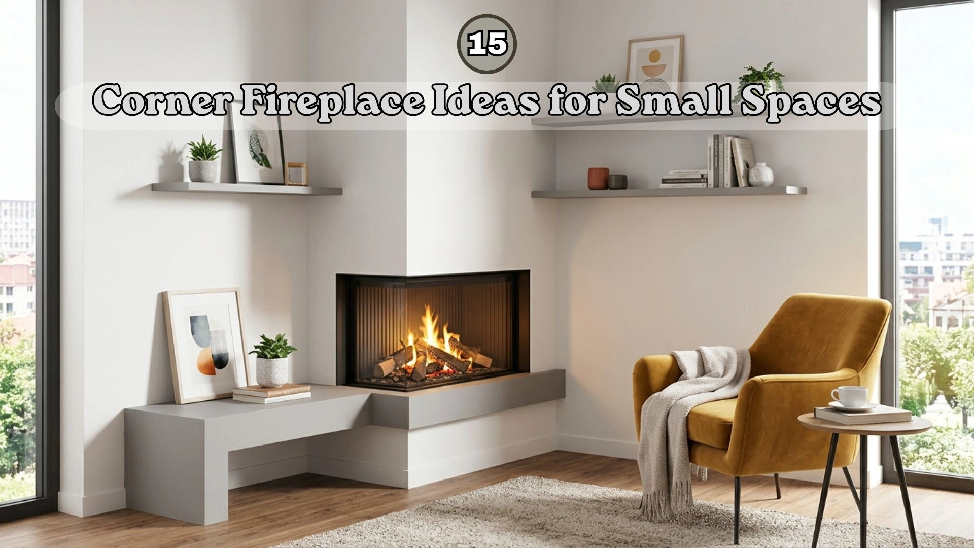 Corner Fireplace Ideas for Small Spaces