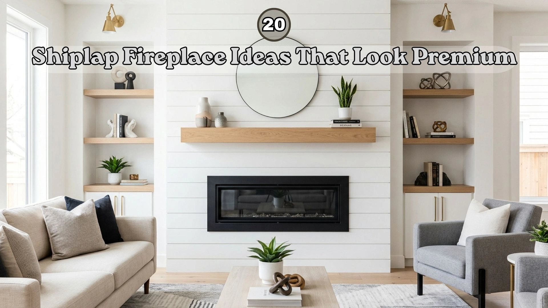 Shiplap Fireplace Ideas That Look Premium