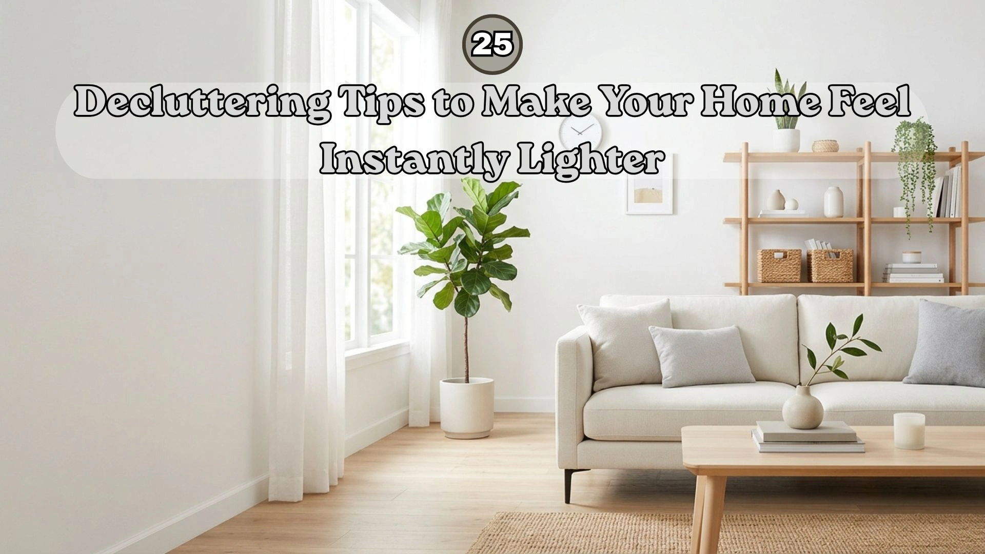 Decluttering Tips to Make Your Home Feel Instantly Lighter