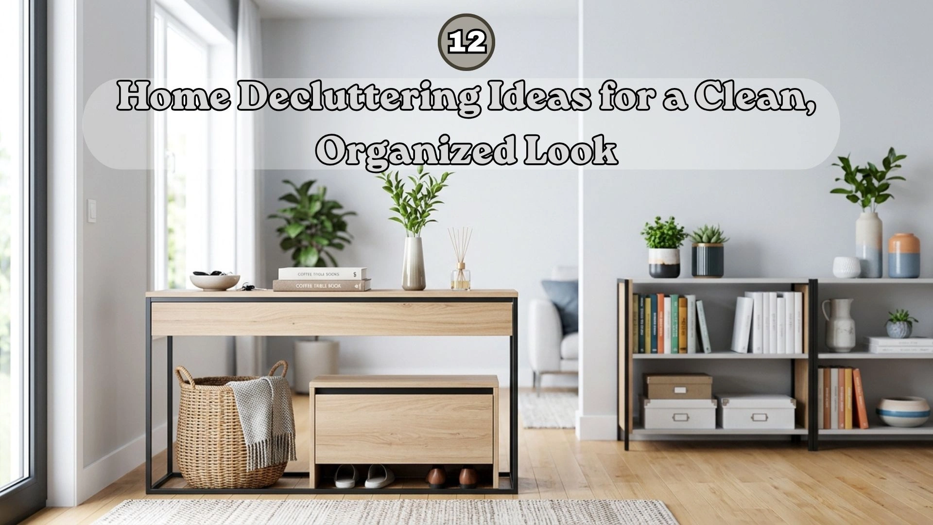 Home Decluttering Ideas for a Clean, Organized Look