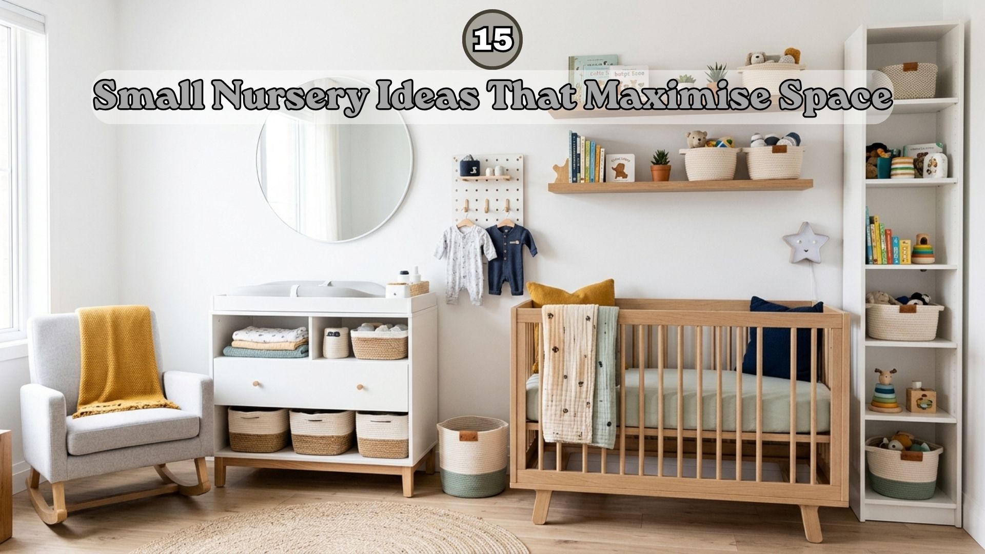 15 Small Nursery Ideas That Maximise Space