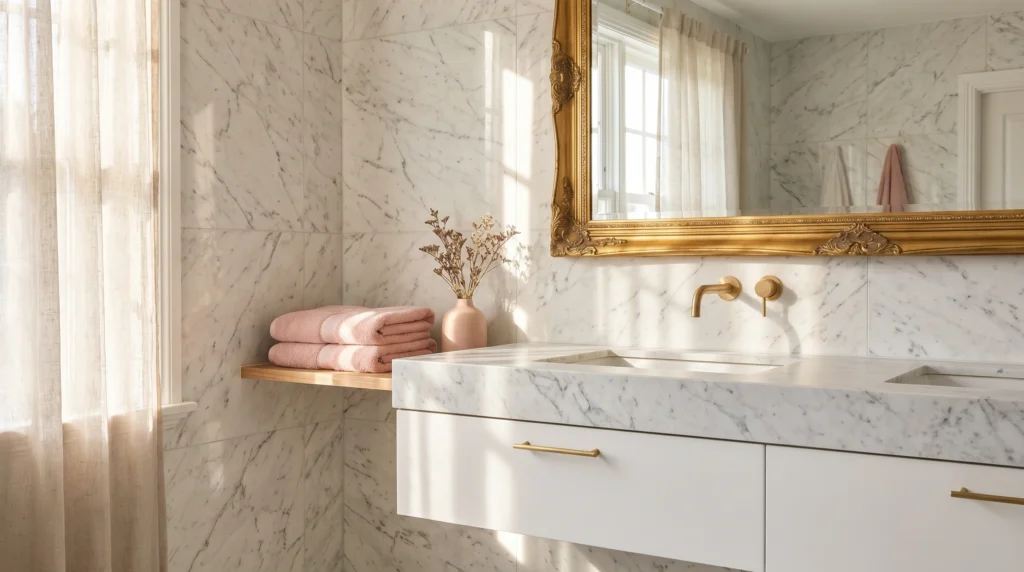 Pink and Marble Elegance