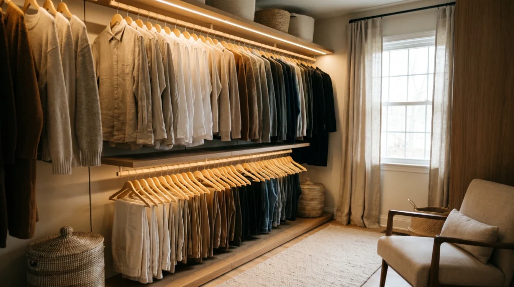 Matching Hangers for a Clean Visual Reset