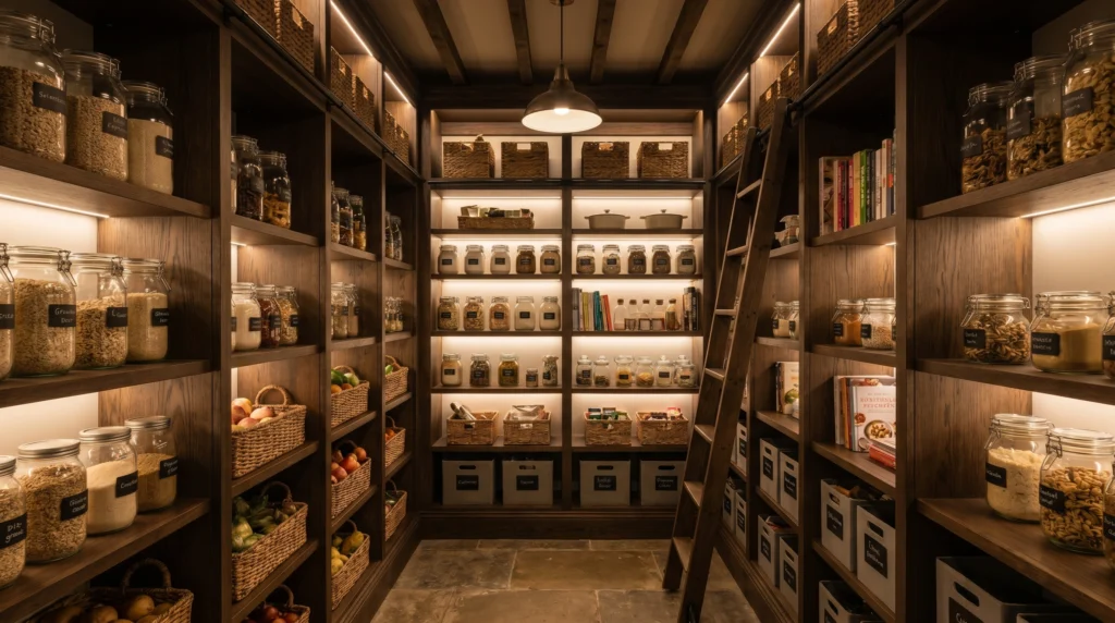 Vertical Shelving That Uses Every Inch