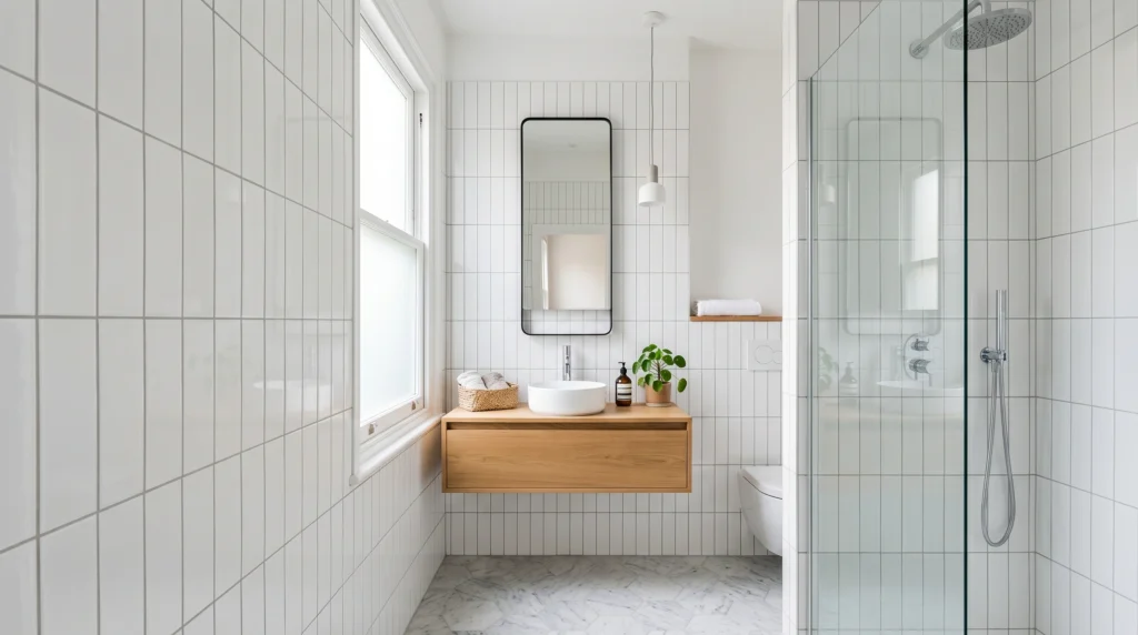 Vertical Stacked Tiles for Height Illusion