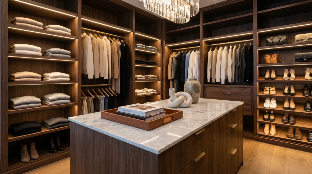 Island Storage That Anchors the Space