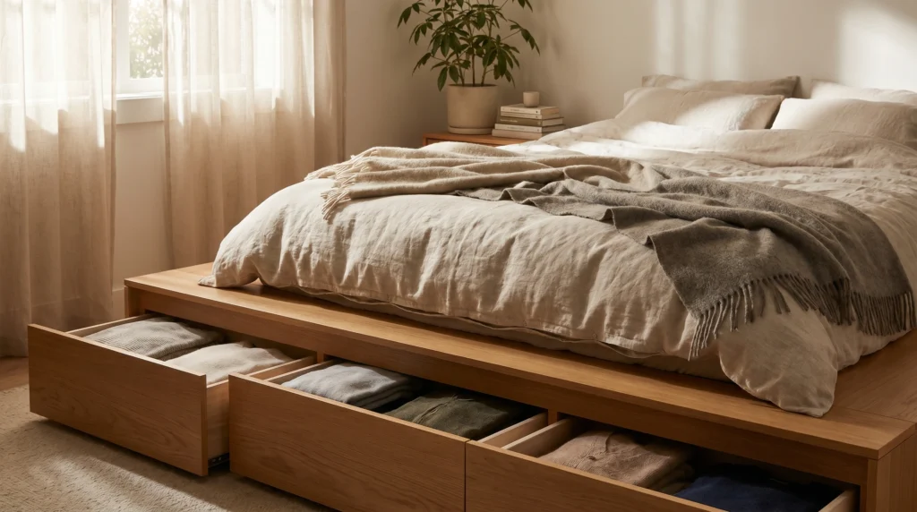 Under-Bed Drawers for Hidden Organization