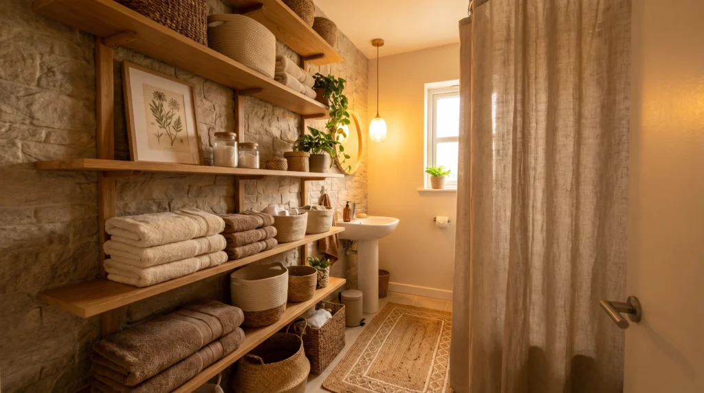 Vertical Storage That Draws the Eye Up