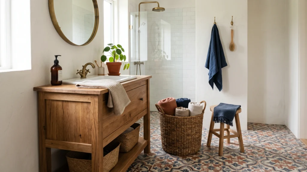 Patterned Moroccan Floor Tiles for Character