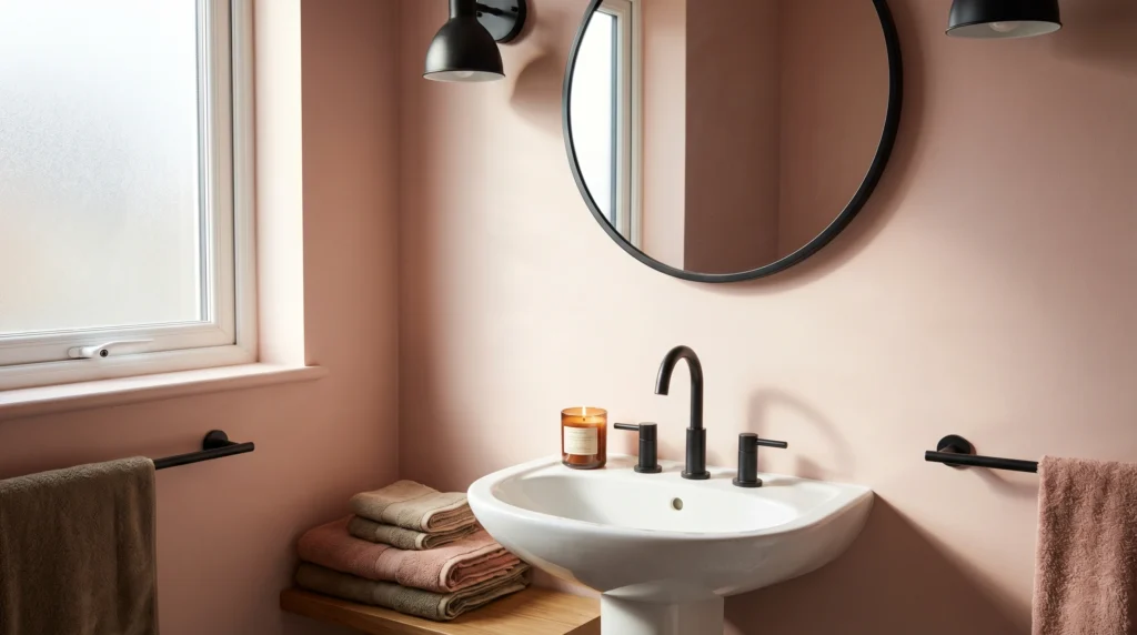 Pink and Black Contrast Styling