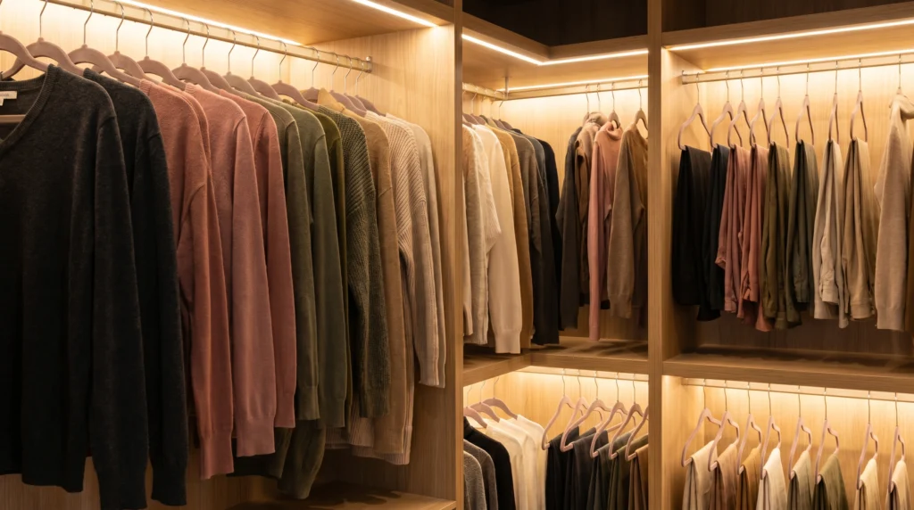 Velvet Hangers for a Cohesive Look