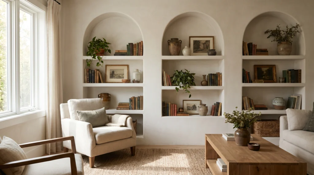 Built-In Wall Niches for Seamless Storage