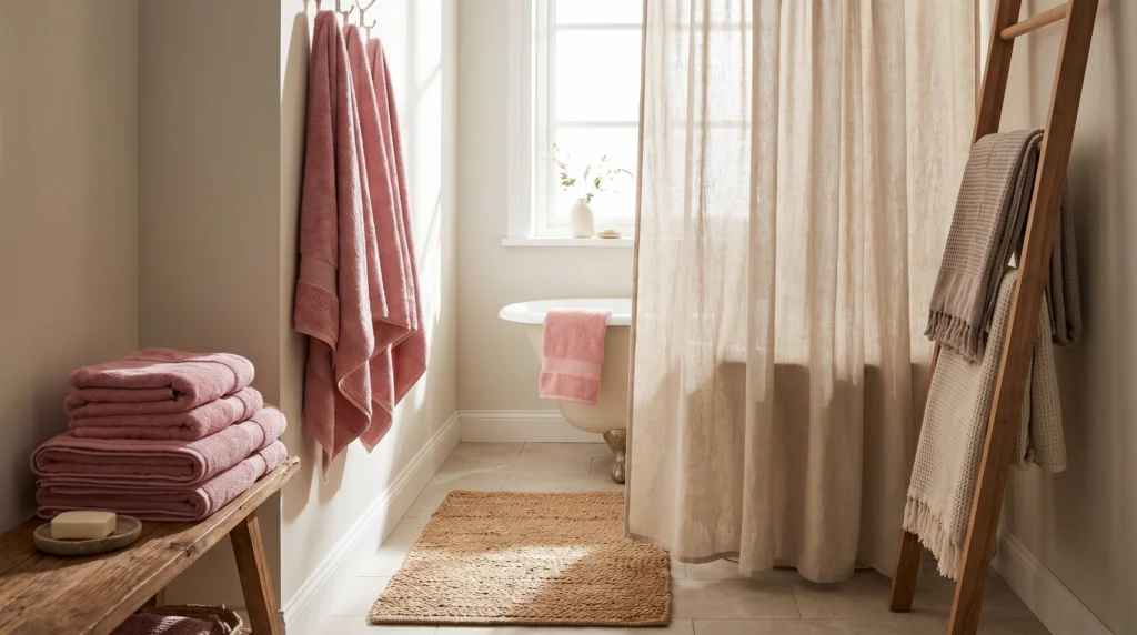 Layered Pink Textiles for Softness