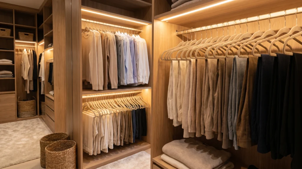 Use Matching Hangers for Visual Simplicity