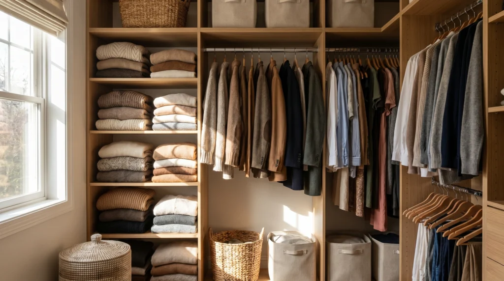 Fold Instead of Hang Bulky Items